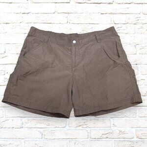 Columbia Womens Shorts - Dark Khaki - Size 16